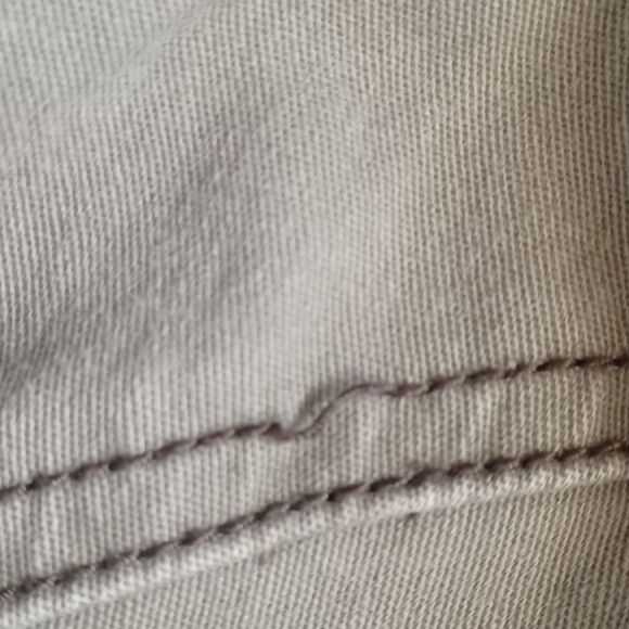 Mossimo Supply Co Large Women Green Utility Military Jacket Hoodie‎ Knit Sleeves - Picture 8 of 12